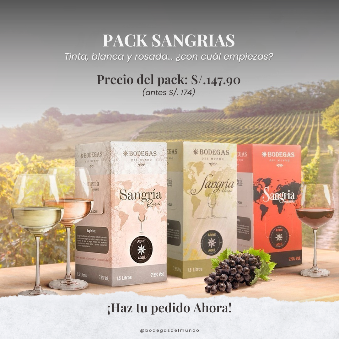 Pack Sangrías